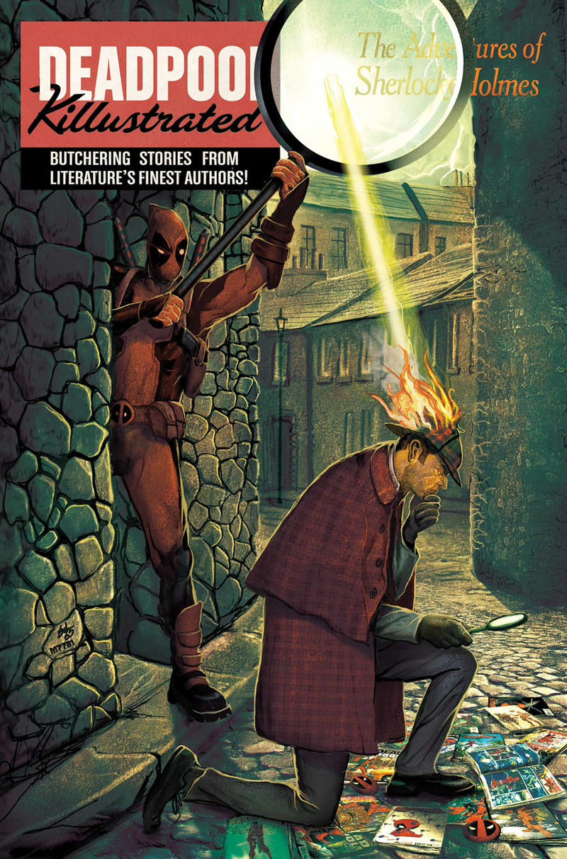 Illustration for article titled Deadpool ruins classic works of literature, one book cover at a time